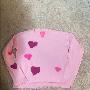EUC Lilly Pulitzer Girls Heart Sweater